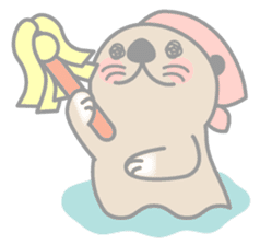 Otter be a good friend sticker #674207