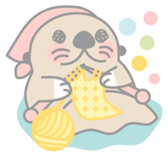 Otter be a good friend sticker #674210