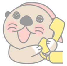 Otter be a good friend sticker #674215