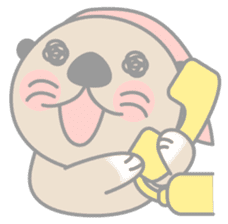 Otter be a good friend sticker #674215