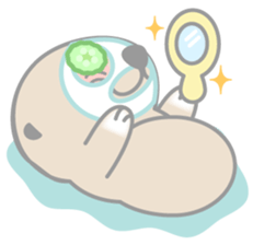 Otter be a good friend sticker #674216