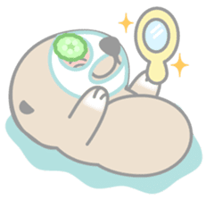 Otter be a good friend sticker #674216