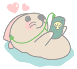 Otter be a good friend sticker #674219