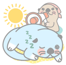 Otter be a good friend sticker #674225