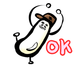 Clerk of cute rice shop sticker #674989