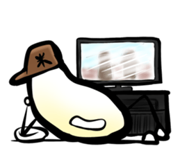 Clerk of cute rice shop sticker #675010