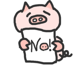 Lovely Pig sticker #676469