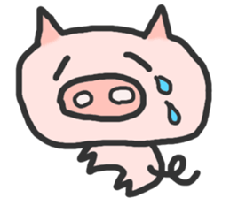 Lovely Pig sticker #676470