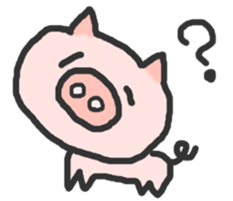 Lovely Pig sticker #676475