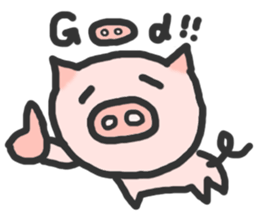 Lovely Pig sticker #676478