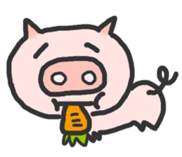 Lovely Pig sticker #676482