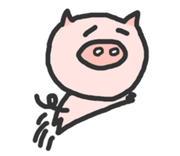 Lovely Pig sticker #676486