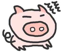 Lovely Pig sticker #676492