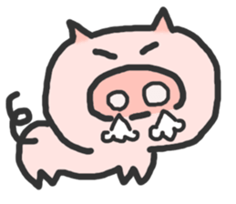 Lovely Pig sticker #676494