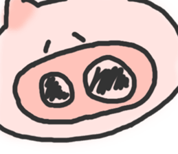 Lovely Pig sticker #676495