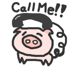 Lovely Pig sticker #676497