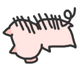 Lovely Pig sticker #676502