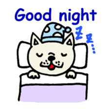 French bulldog's message sticker. sticker #677109