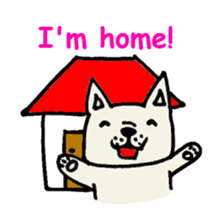 French bulldog's message sticker. sticker #677112