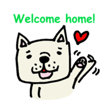 French bulldog's message sticker. sticker #677113