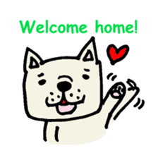 French bulldog's message sticker. sticker #677113