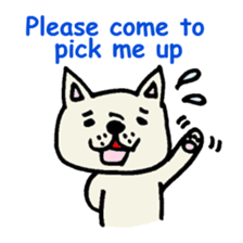 French bulldog's message sticker. sticker #677117