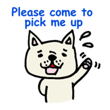 French bulldog's message sticker. sticker #677117
