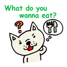 French bulldog's message sticker. sticker #677128