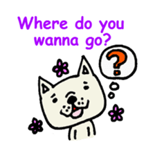 French bulldog's message sticker. sticker #677129