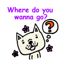 French bulldog's message sticker. sticker #677129