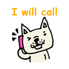French bulldog's message sticker. sticker #677130