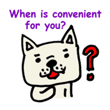 French bulldog's message sticker. sticker #677134