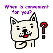 French bulldog's message sticker. sticker #677134