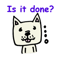 French bulldog's message sticker. sticker #677135