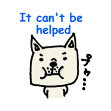 French bulldog's message sticker. sticker #677136