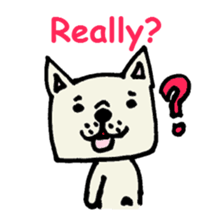 French bulldog's message sticker. sticker #677137