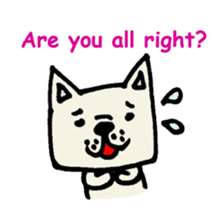 French bulldog's message sticker. sticker #677144