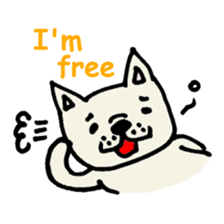 French bulldog's message sticker. sticker #677145