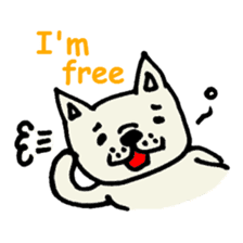 French bulldog's message sticker. sticker #677145