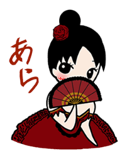 girl's habitual saying sticker #677707