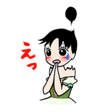 girl's habitual saying sticker #677711