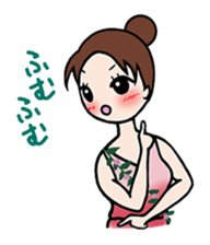 girl's habitual saying sticker #677721