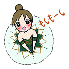 girl's habitual saying sticker #677722