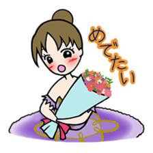 girl's habitual saying sticker #677730