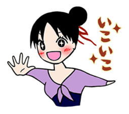 girl's habitual saying sticker #677731