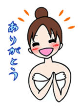 girl's habitual saying sticker #677734