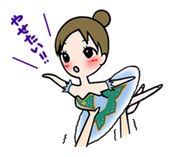 girl's habitual saying sticker #677745