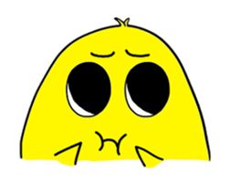Cute chick sticker #677792