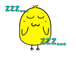 Cute chick sticker #677796