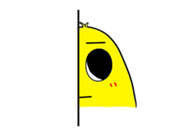 Cute chick sticker #677798